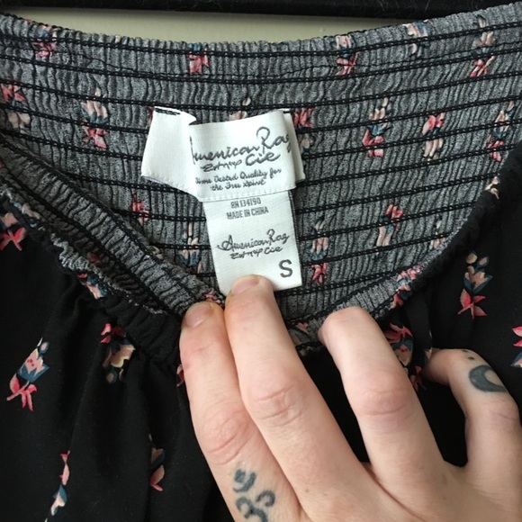 SOLD American Rag floral jumpsuit - Picture 3 of 7